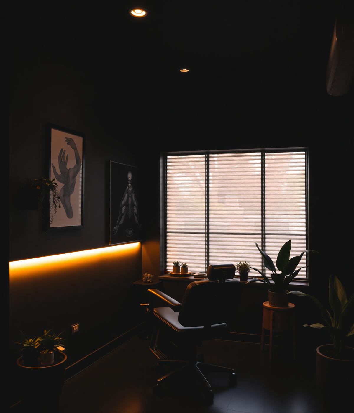 Interior of the Black Hearts studio